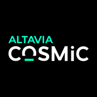 Logo de l'agence Altavia Cosmic pour qui Getasound a créé un générique de podcast.