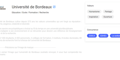Image pour le post cas client de l'université de Bordeaux pour qui Getasound a créé une identité sonore