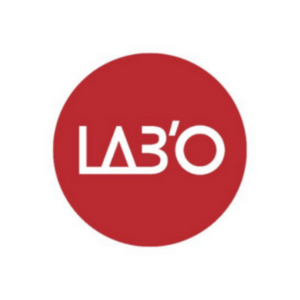 Logo visuel du Lab'o pour qui nous avons créer un générique podcast